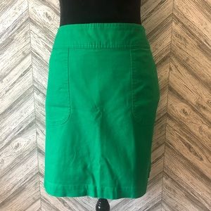 BANANA REPUBLIC Skirt, Kelly Green, size 14